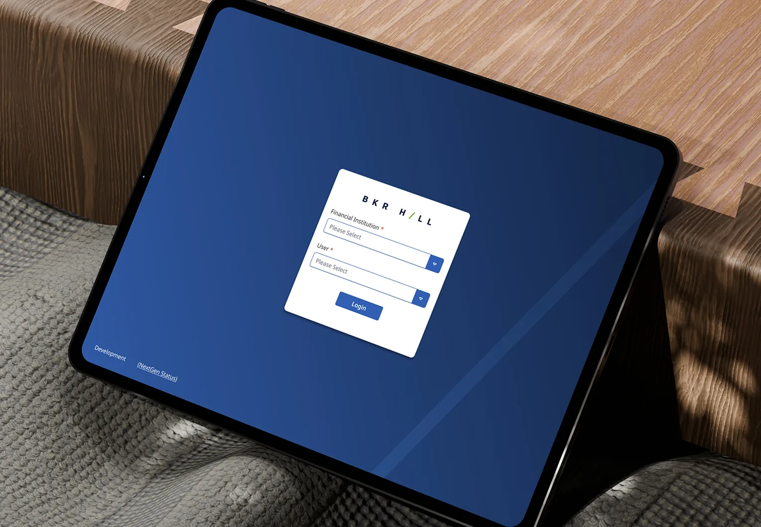 Unify sign-in on a tablet