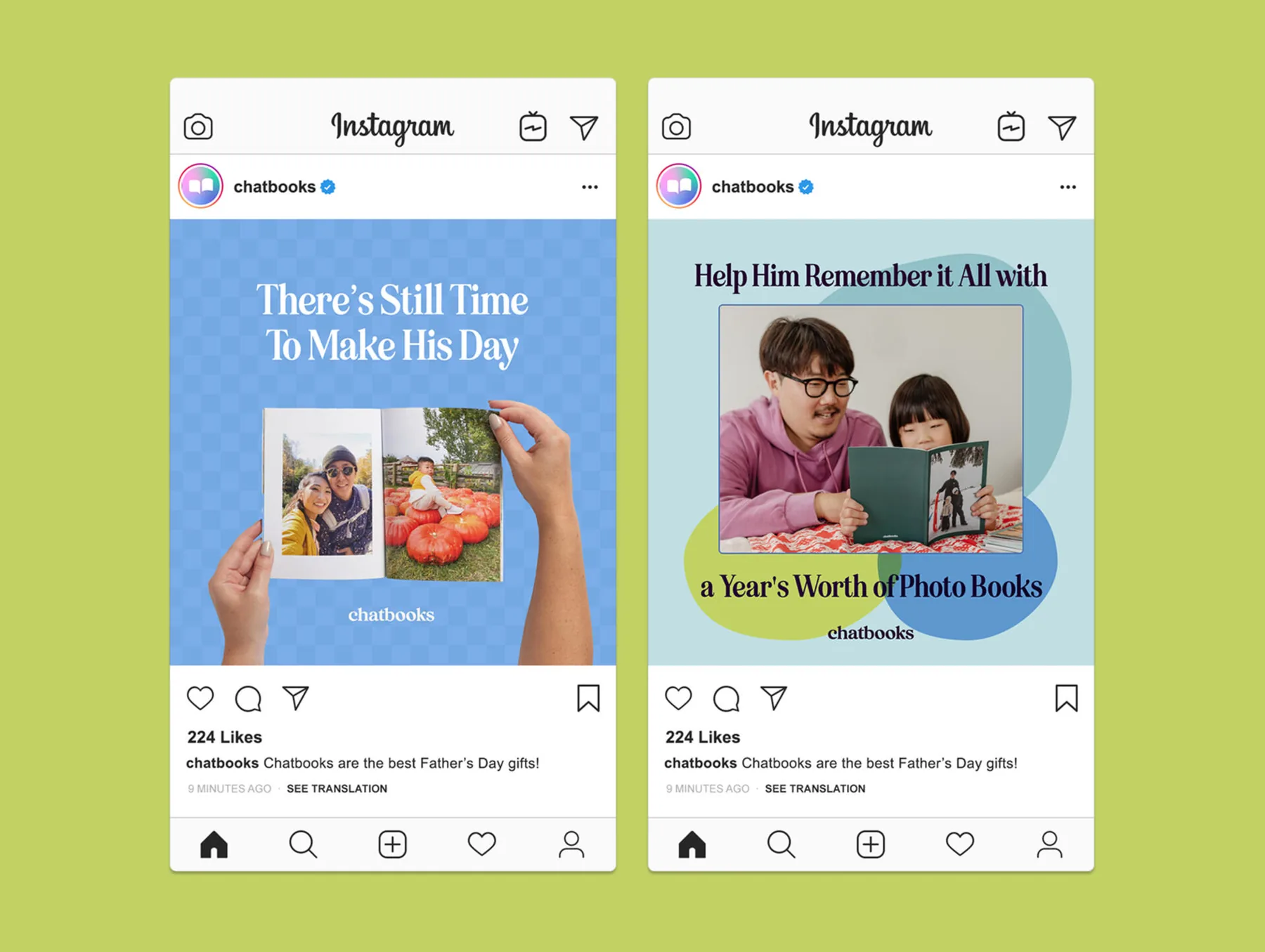 Father's Day Instagram ads