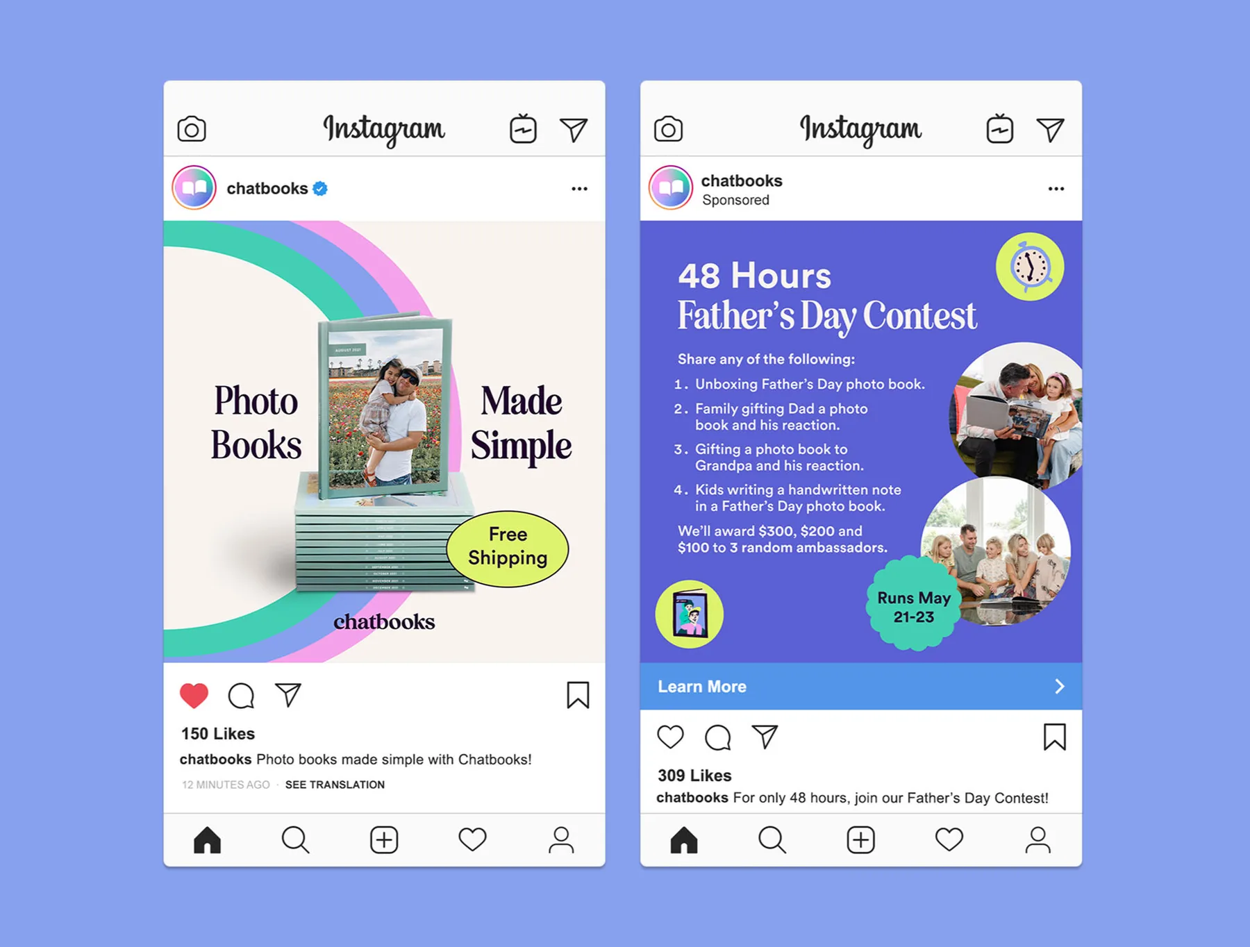 Father's Day contest posts